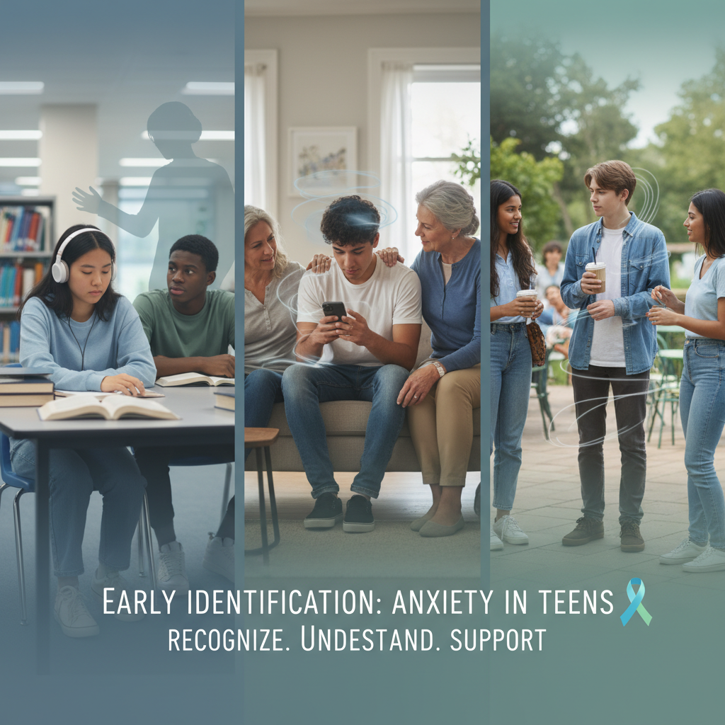 how anxiety shows up differently in teens