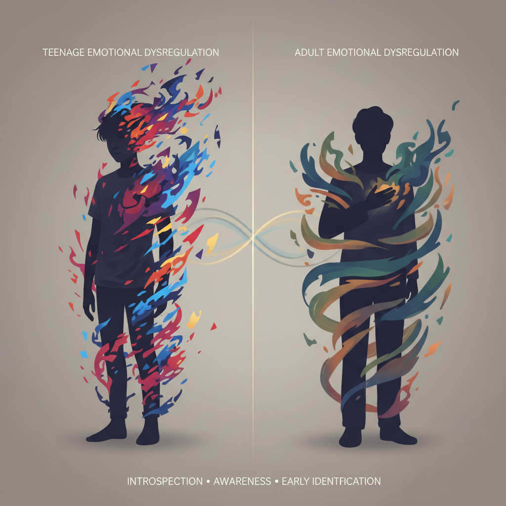 emotional dysregulation in teens vs adults